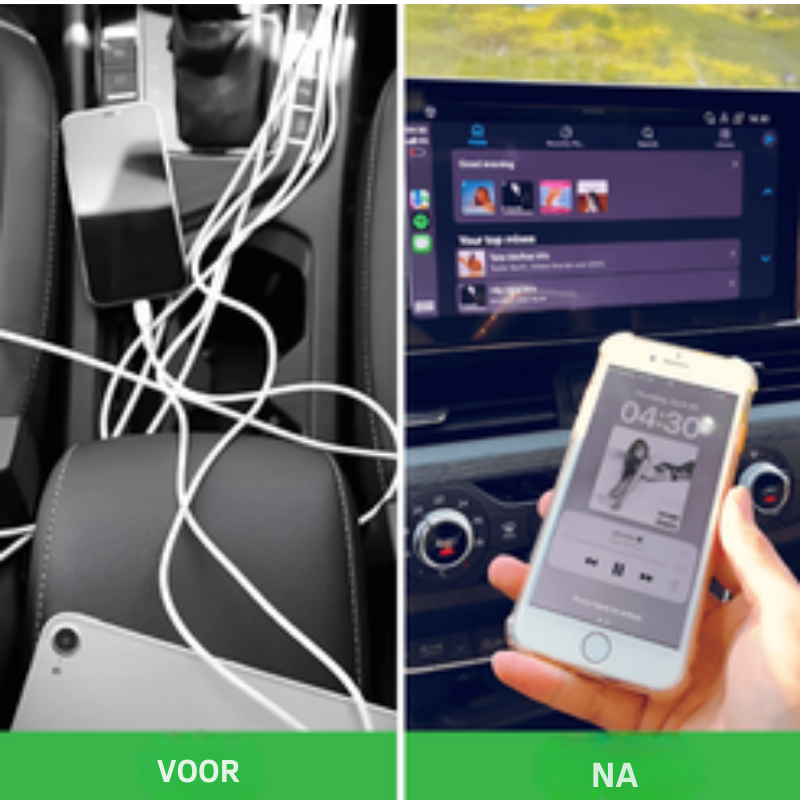 CarLink™ | Draadloze Adapter voor CarPlay en Android Auto