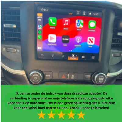 CarLink™ | Draadloze Adapter voor CarPlay en Android Auto